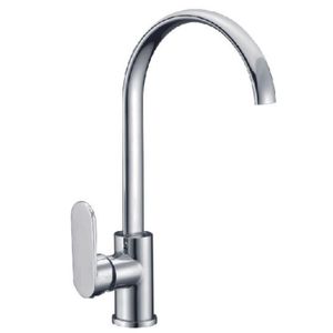 Monocomando de agua fría y caliente para Cocinas 37 CM Bronce Cromado