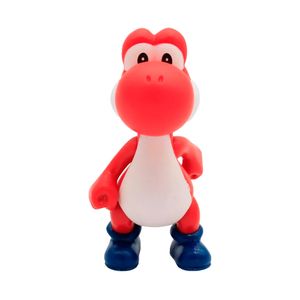 Muñeco Juguete Super Mario Bros - Figura Yoshi Rojo Colección 12 cm