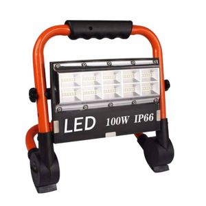 Reflector Recargable 100w Para Exteriores Ip66