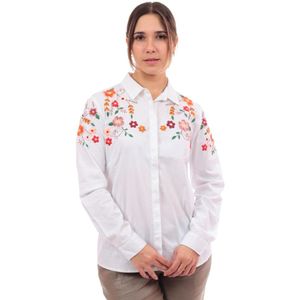 Blusa Metamorfosis Manga Larga Bordada