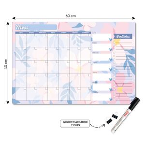 DÚO DE PLANNERS DE ACRÍLICO:  60X40CM Y 30X20 CM DISEÑO 9