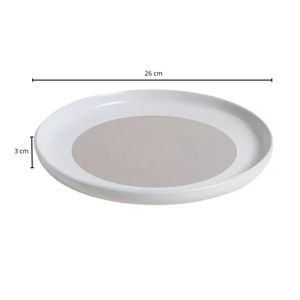 Set de 4 Platos Cerámica Playo Dalian 26 cm
