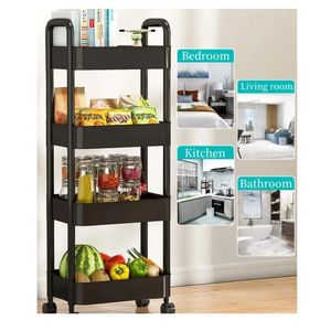 Carrito Organizador con Ruedas para Cocina  Sala Dormitorio  | 4 niveles
