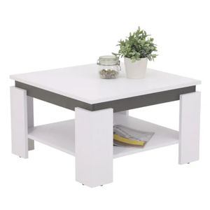 Mesa de Centro Tim Blanco y Grafito Muebles Bonno