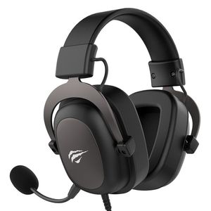 Auriculares Alámbricos H2002d Metal 3.5 mm -Negro
