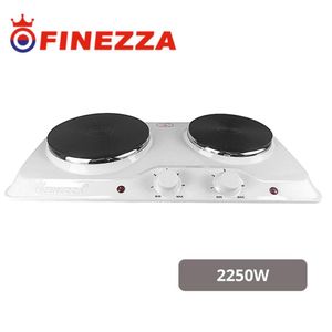 Cocina  Eléctrica Finezza de 2 Hornillas Blanca