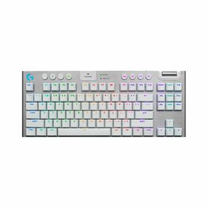 Teclado Gamer Logitech G915 X Tkl Lightspeed Bt Lightsync Rgb Mechanical White