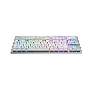 Teclado Gamer Logitech G915 X Tkl Lightspeed Bt Lightsync Rgb Mechanical White