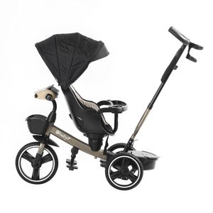 Triciclo Guiador para Niños Usb y Bluetooh Venice Negro