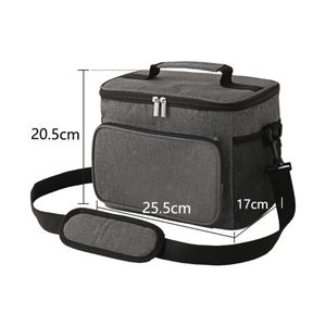 Fiambrera para hombres y mujeres, bolsa térmica para el almuerzo WCB008