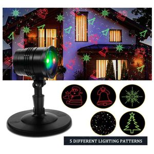 Luces Láser De Navidad Rojo Y Verde Con Control Remoto Inalámbrico