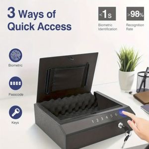 Caja fuerte biométrica onnais | seguridad avanzada