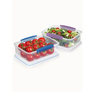 Set Hermeticos Sistema 2L Rectangular 2 Pack