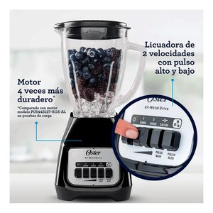 Licuadora 2Vel + Pulso Vaso de Vidrio 1.5Lt BLSTKAG-BPB