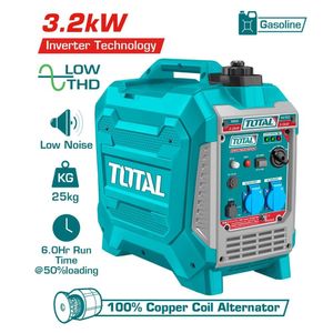 Generador Gasolinero Silencioso Encapsulado 3200w Total TP535006