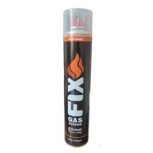 5 Gas Butano FIX Ultra Refinado Recarga Todo Tipo Encendedores Soplete