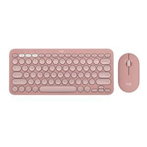 Teclado Logitech K380s + Mouse M350s Bluetooth Rose
