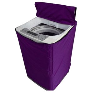 Funda Para Lavadoras Tela Delgada 10 - 15kg Morado