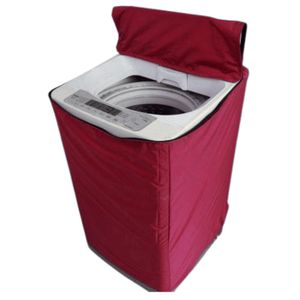 Funda Para Lavadoras Tela Gruesa 22kg Guinda