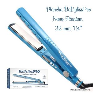 Plancha Alisadora Babyliss Pro Nano Titanium 32mm 1 ¼" - 450°F.