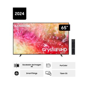 TELEVISOR SAMSUNG 4K ULTRA HD 65" SMART TV UN65DU7000GXPE Negro