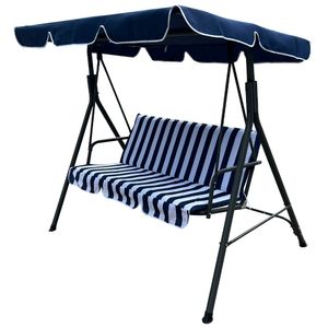 Sillón Columpio VIVA HOME Rayas Azul