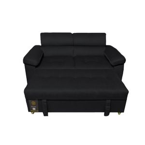 Sofá Cama Baraka Home Baltimore 2 Plz - Negro