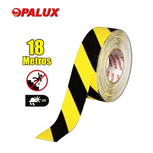 Cinta Antideslizante Opalux Negro/Amarillo AN-18N-A