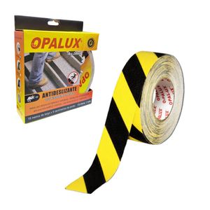 Cinta Antideslizante Opalux Negro/Amarillo AN-18N-A