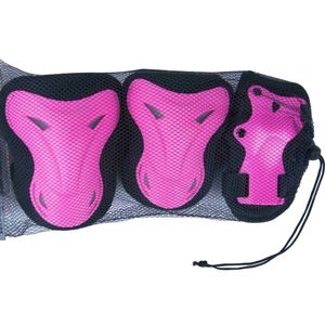 Kit Protección T/S Patines Skate Rodilleras Coderas Manos - PR