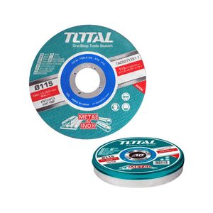 Disco Corte Metal Acero 4 1/2'' X10 Unidades Total TAC2211155