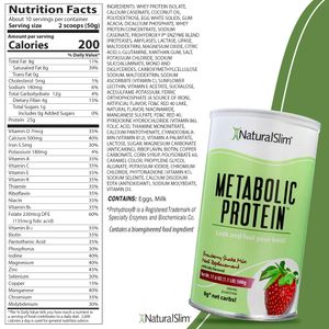 Metabolic Protein™ Strawberry - NaturalSlim