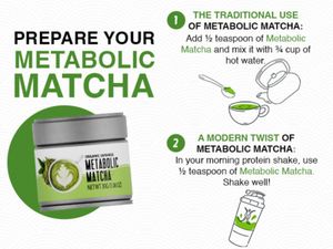METABOLIC MATCHA- Té verde Matcha orgánico en polvo.