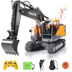 Excavadora De Control Remoto De Aleación Grande Para Niños