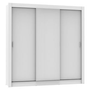 Ropero Monaco 3 Puertas Corredizas Blanco
