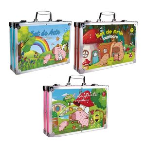 Set de Arte Maleta de Aluminio 132 Capibara Diseño Aleatorio