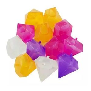 Cubos de Hielo Reutilizables Diamante x10und Multicolor
