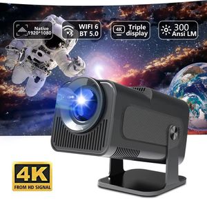Proyector WiFi6 300ANSI 4K 1080P Bluetooth 5.0 android 11