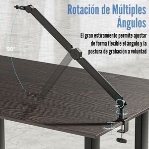 Brazo para Micrófono Fifine BM66 Premium Boom - Negro