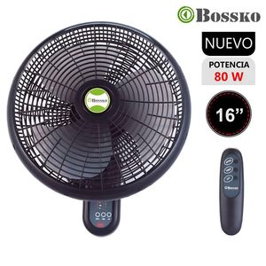 Ventilador de Pared con Control Remoto Bossko BK-8210PD