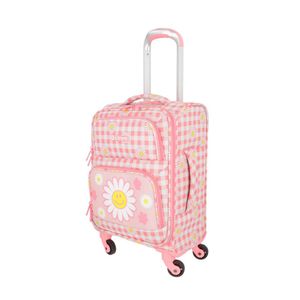 Pack Mochila Con Ruedas Carry On + Lonchera + Cartuchera Xtrem Speedy 5Xt Rosado
