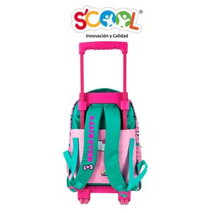 Pack Mochila Con Ruedas Carry On + Lonchera + Cartuchera Hellokitty Eva 3D