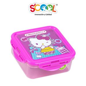 Taper Scool Hellokitty Cuadrado 590Ml