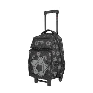 Pack Mochila Con Ruedas Carry On + Lonchera + Cartuchera Xtrem Run 5Xt Grafito