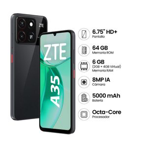 Smartphone ZTE Blade A35 2GB+64GB Negro