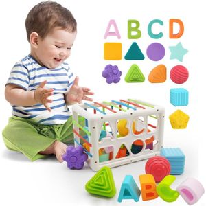 Cubo Didáctico de Clasificación con Encaje para Bebes