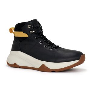 Botines Hombre De Cuero Kaida RI24I3-PACHE Negro