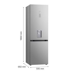 Refrigeradora LG 339L Bottom Freezer  GB37SPY Plateado