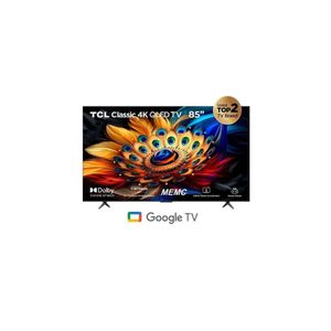 Televisor TCL QLED 85" Smart TV Ultra HD 4K Año 2024 85C655