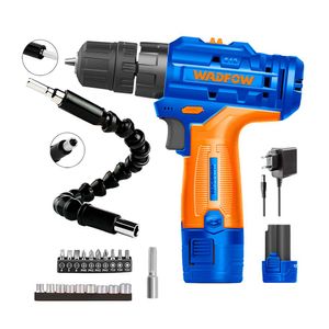 Taladro Atornillador Inalámbrico 12v 2bat +extensor Flexible